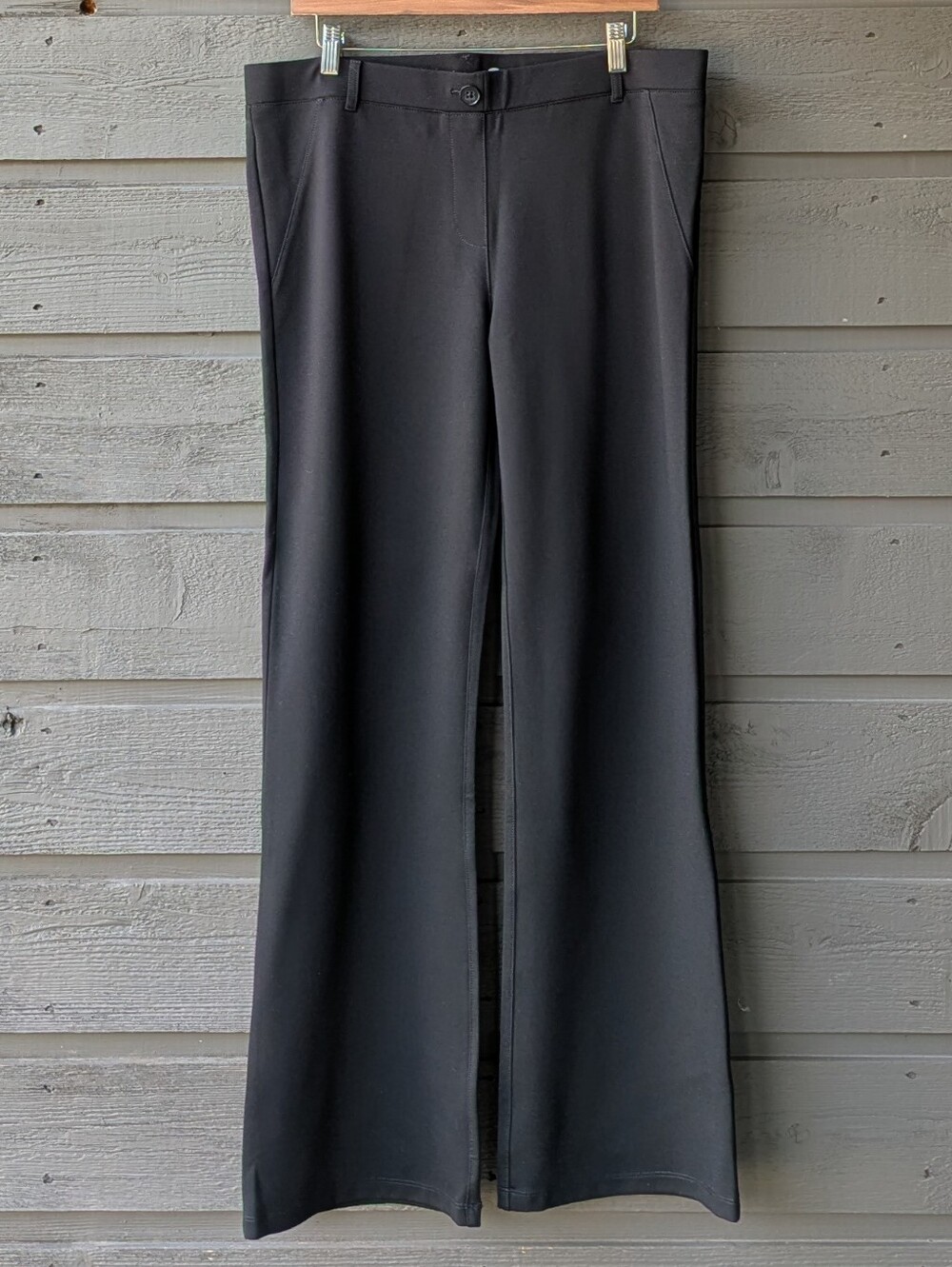 Betabrand Classic DPYP™ Dress Pant Yoga Pant Bootcut Black XL 31.5" Inseam